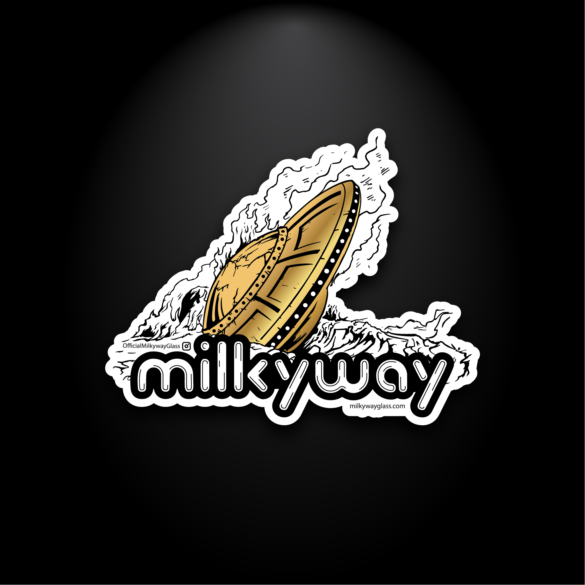 Roswell A (UFO) Sticker