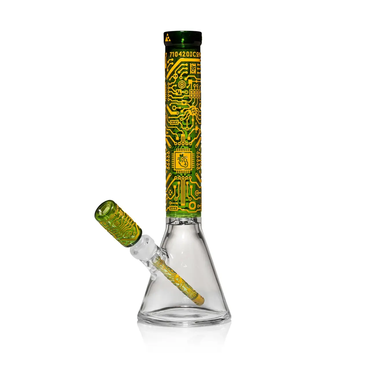 Circuitboard: Spectrum (Limited Edition) 16" Beaker Bong - Green