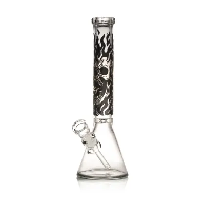 Fire Starter 16" Beaker Bong - Black
