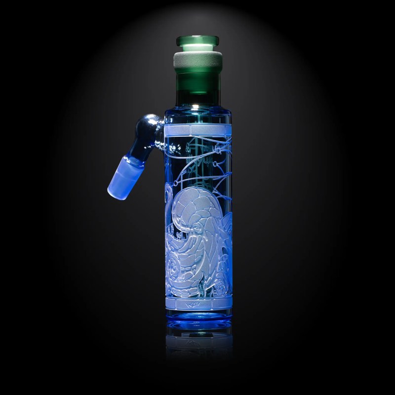 Octopus Window Wet Ashcatcher - Blue