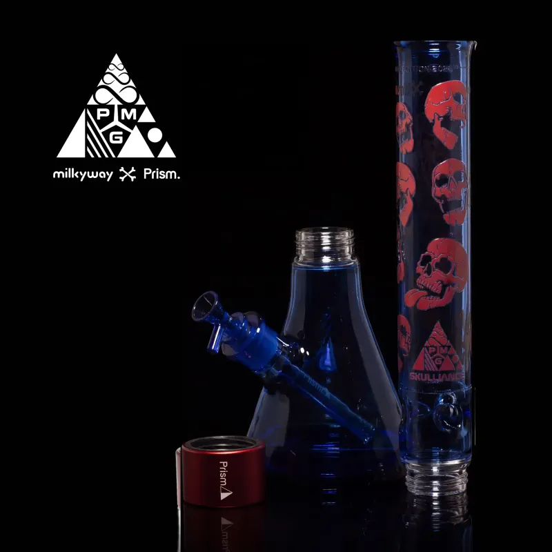 SKULLIANCE 18" Sapphire Beaker Bong
